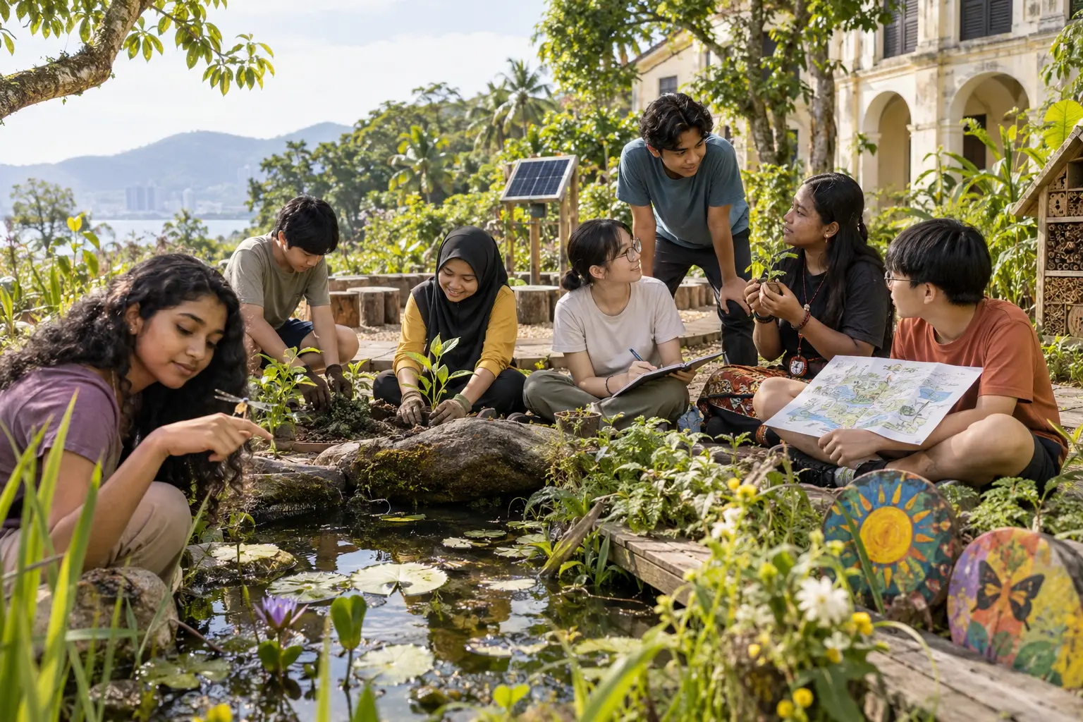 Children and young people imagining a regenerative future together